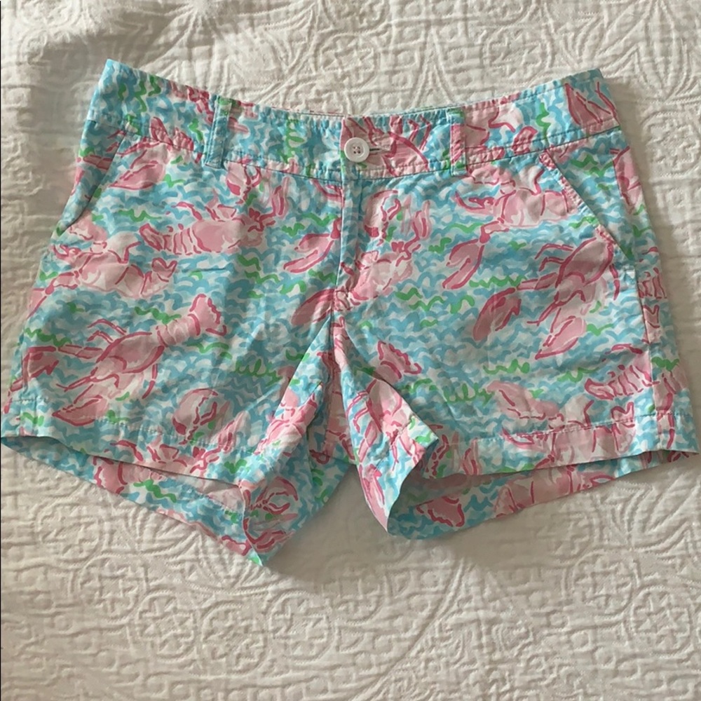 EUC Lilly Pulitzer Callahan Shorts in Lobstah Roll